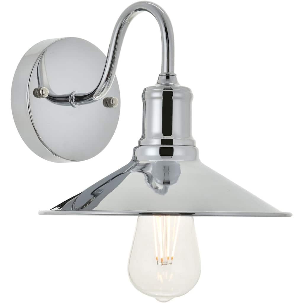 Elegant Lighting Etude Single Light 8" Tall Bathroom Sconce