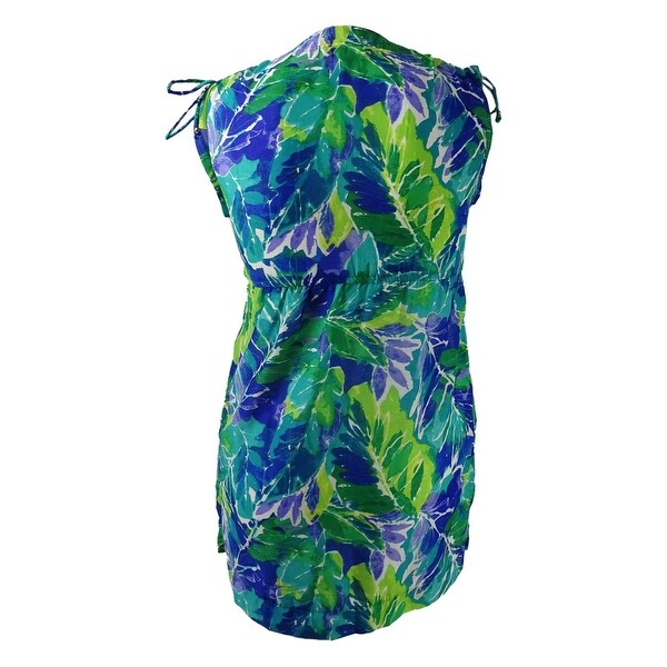 Lauren Ralph Lauren Women/'s Plus Carnivale Printed Farrah Dress