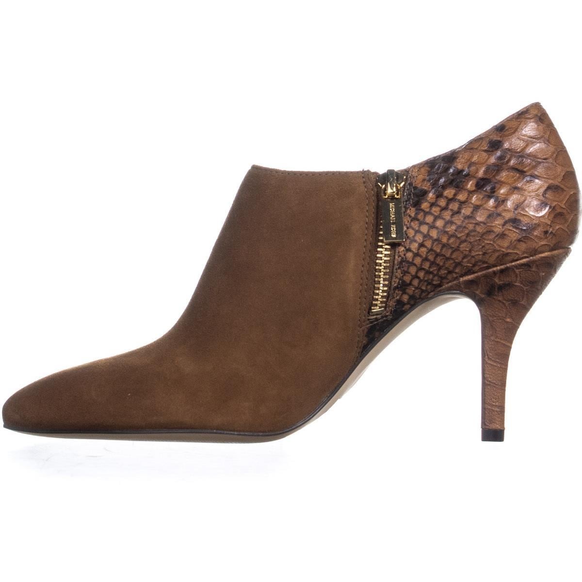 michael kors kitten heel booties