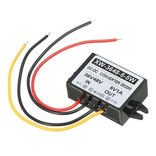 DC36V 48V to DC 5V 1A 5W Power Converter Regulator Plastic Shell for ...