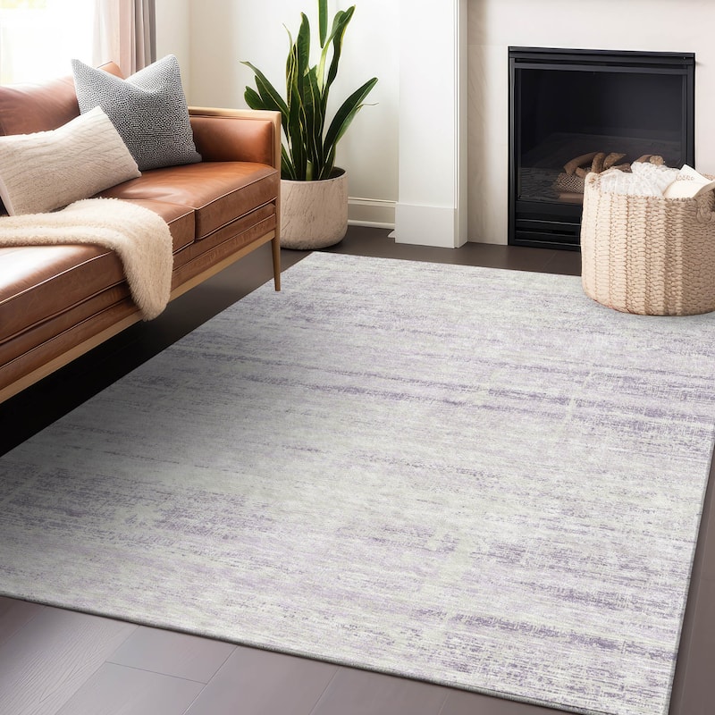 Premium Washable Super Soft Modern Solid Mayfield Rug