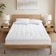 preview thumbnail 1 of 25, Madison Park Heavenly Soft Overfilled Plush Down Alt. Waterproof Mattress Pad - White Cal King