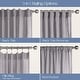 preview thumbnail 34 of 34, Linen Texture Double Ruffle Semi-sheer Curtain Pair(2 panels)