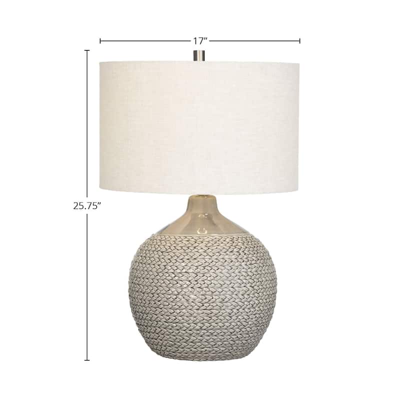 Cairo Scaled Ceramic 25.75" Table Lamp - 17"x17"x25.75"