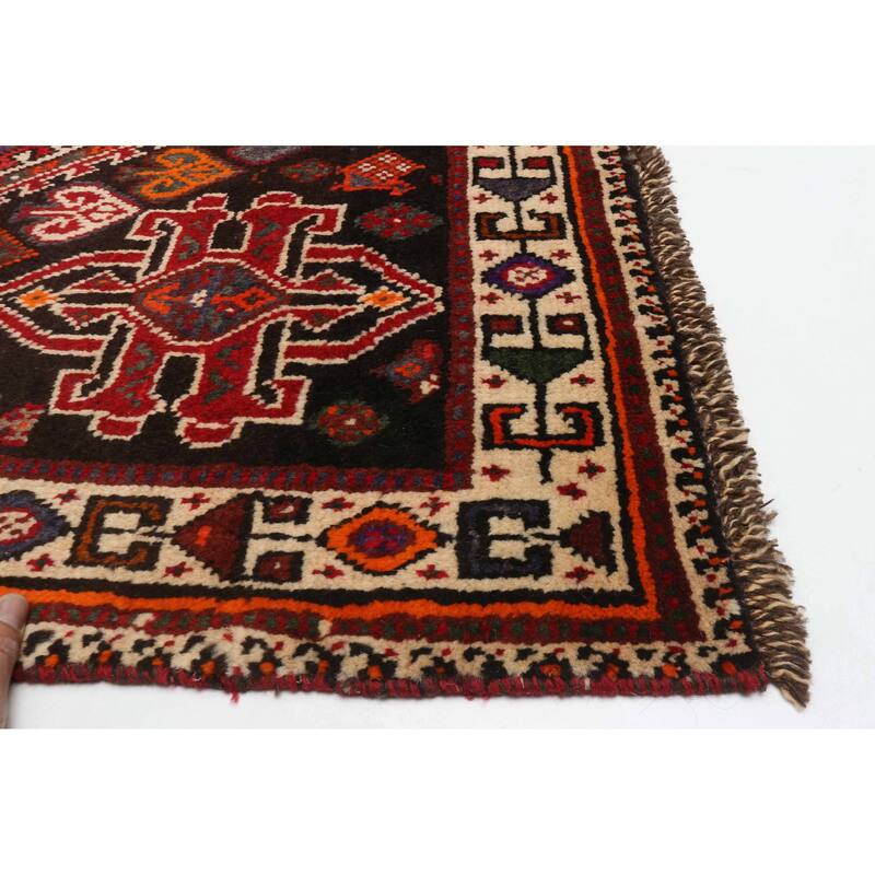 ECARPETGALLERY Hand-knotted Melis Vintage Red Wool Rug - 5'6 x 8'5