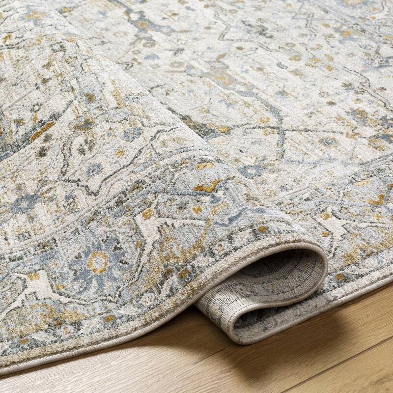 Livabliss Transitional Dresden Medallion Area Rug