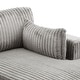 preview thumbnail 50 of 150, 42" W Plush Corduroy Upholstered Chaise Lounge Sleeper for Living