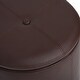 preview thumbnail 21 of 23, Copper Grove Fabric Upholstery Cylindrical Storage Ottoman