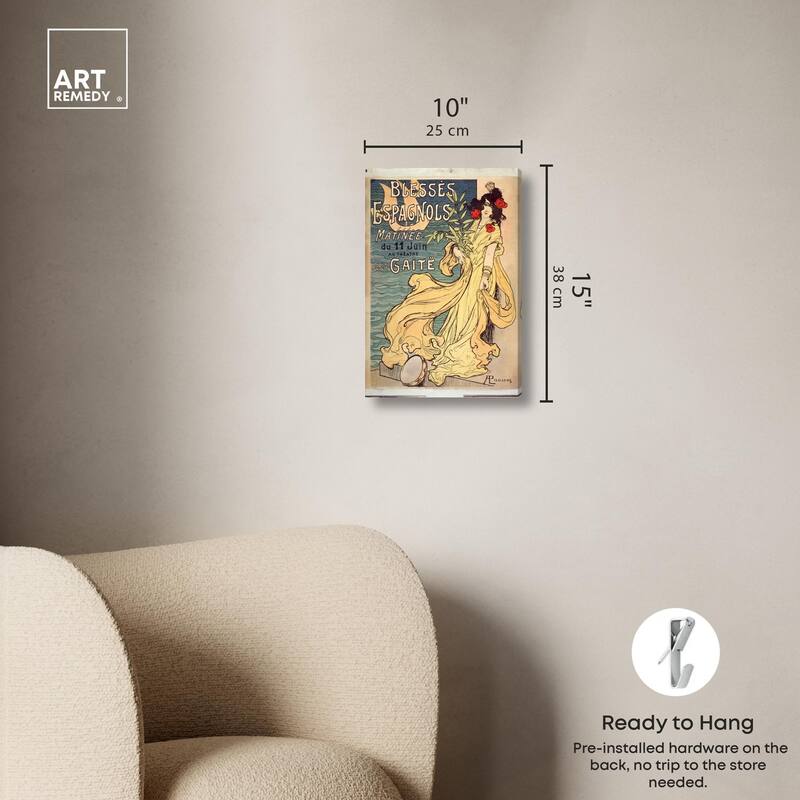 Spanish Dance Canvas by Art Remedy, Gallery Wrapped