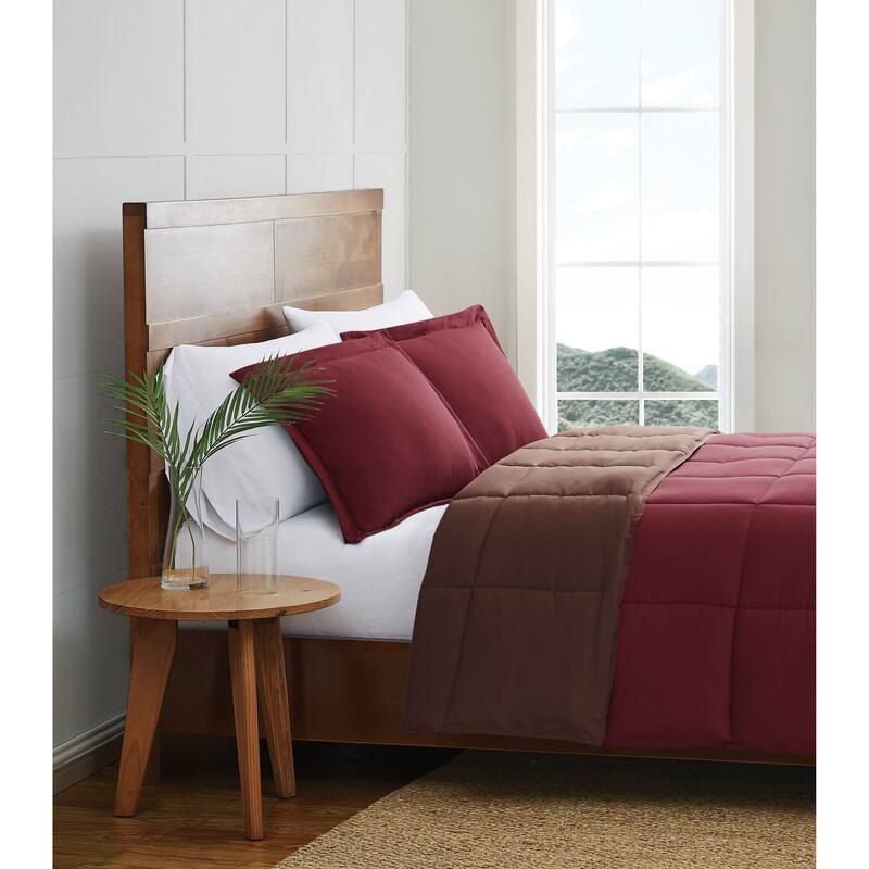 Truly Soft Everyday Reversible Down Alternative 3-Piece Comforter Set