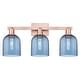 preview thumbnail 11 of 120, Innovations Lighting Endless Possibilities Arcadia - Bella - 3 Light 25" Bath Vanity Light Blue/Antique Copper