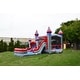 preview thumbnail 1 of 3, JumpOrange Titanium Commercial Grade Bounce House Water Slide Combo with Attached Pool & Air Blower, Outfoor Inflatable for Kids Kids