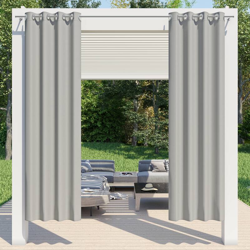 Corvus Gambia Sunbrella Outdoor Window Curtain (1 Panel)