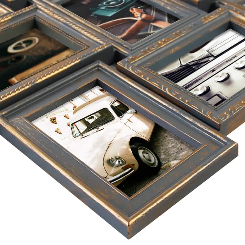 HELLO LAURA 12 Opening Classic Wall Hanging Photo Frame White