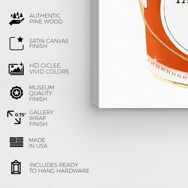 Wynwood Studio Canvas Fashion and Glam Palais Royal Luxe Paint Gold and Metallic Gold Glam Wall Art Canvas Print