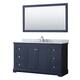 Option Dark Blue / Polished Chrome Hardware