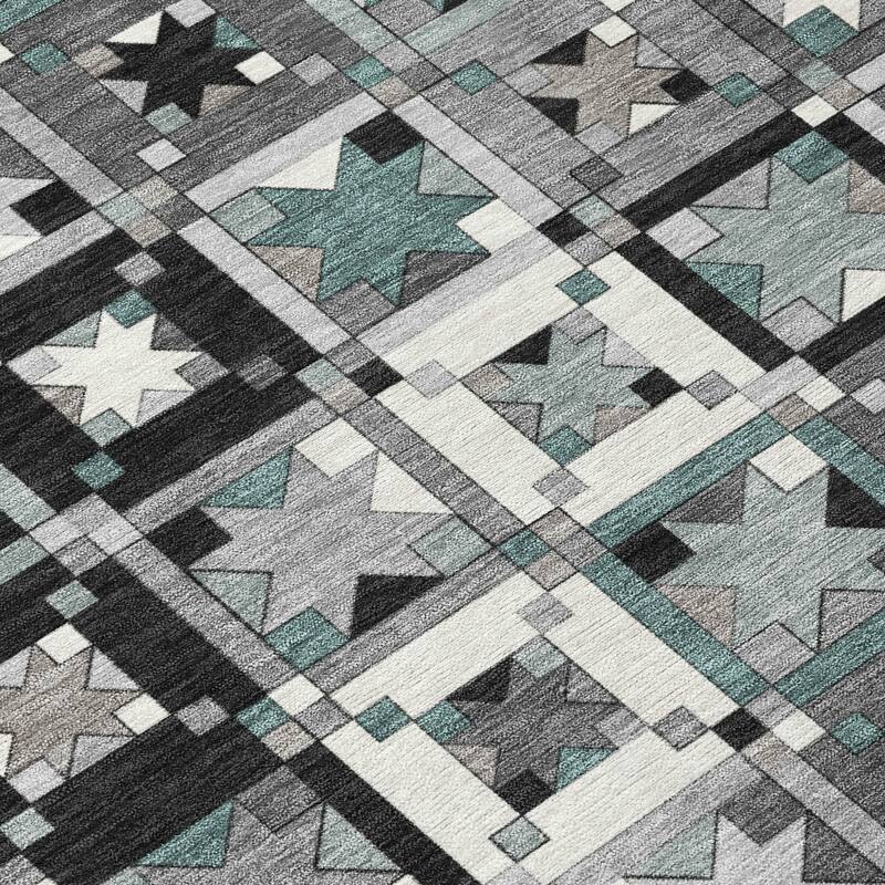 Machine Washable Indoor/ Outdoor Global Goddard Chantille Rug