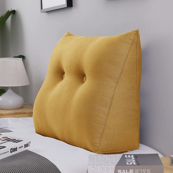 WOWMAX Bed Rest Wedge Reading Pillow Sofa Daybed Triangle Cushion 24 On Sale Bed Bath Beyond 29166169