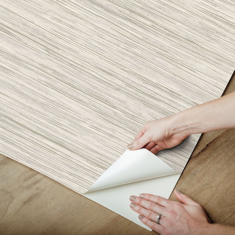 Grigny 20' L x 27" W Grass Peel and Stick Wallpaper