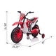 preview thumbnail 9 of 47, 12V Kids Motorcycle Ride-On with Durable Build, Training Wheels, and Comfortable Seating for Ages 3-6