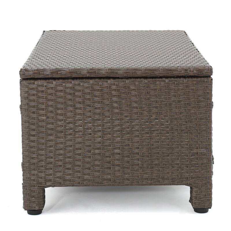 Puerta Outdoor 8-piece Wicker Sofa Chat Set with Cushions by Christopher Knight Home