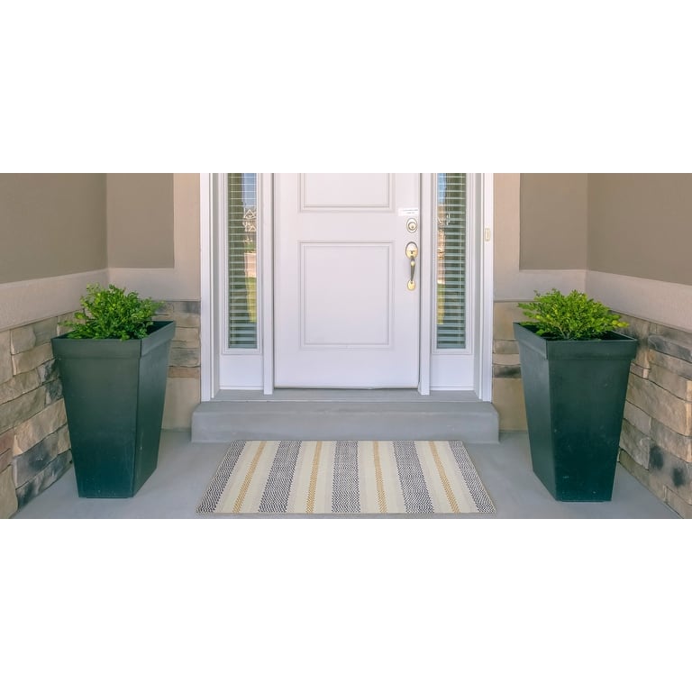 Indoor/Outdoor Water Resistant Jupiter Orange & Pink Washable Area Rug Washable Area Rug - 2' x 3'