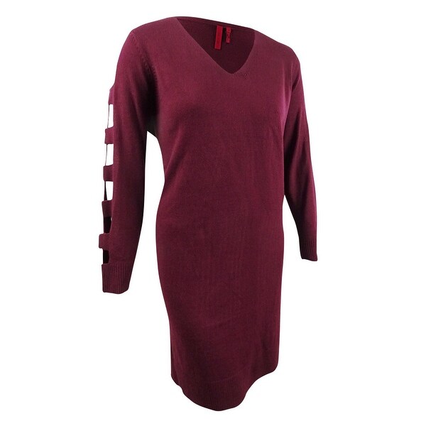 cutout sweater dress