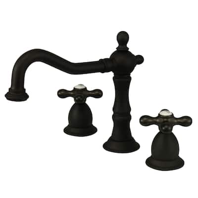 Kingston Brass Heritage 1.2 GPM Widespread Bathroom Faucet with Pop-Up