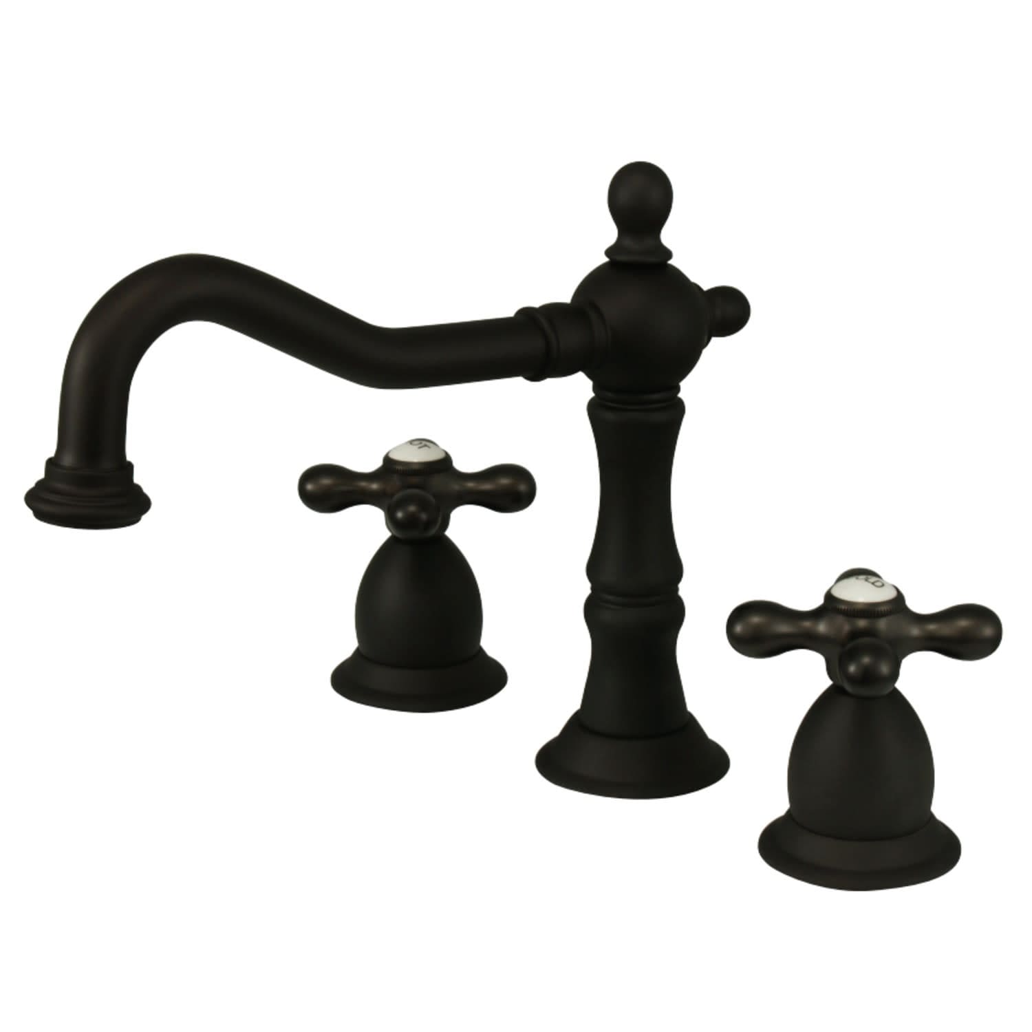 Kingston Brass Heritage 1.2 GPM Widespread Bathroom Faucet with Pop-Up