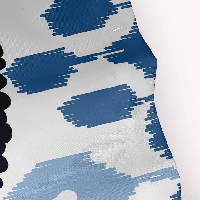 71 x 74-inch Boho Geometric Print Shower Curtain