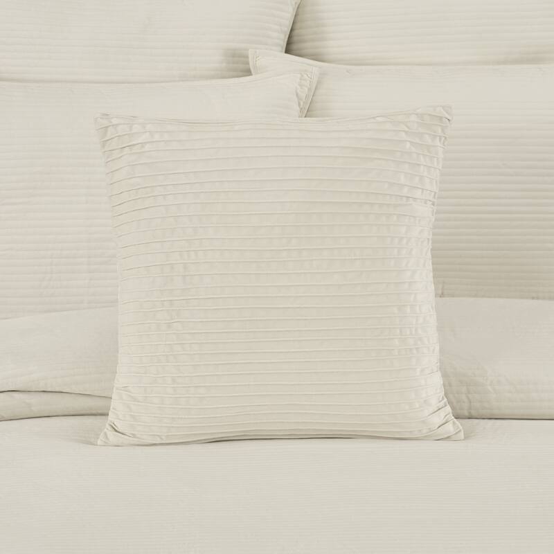 Townsend Straight Pillow 20" Square Decorative Throw Pillow Cover - Ivory