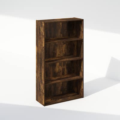 Furinno Simple Open Shelf, Bookcases, 4-Tier