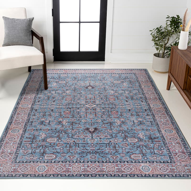 JONATHAN Y Cirali All-Over Persian Machine Washable Area Rug
