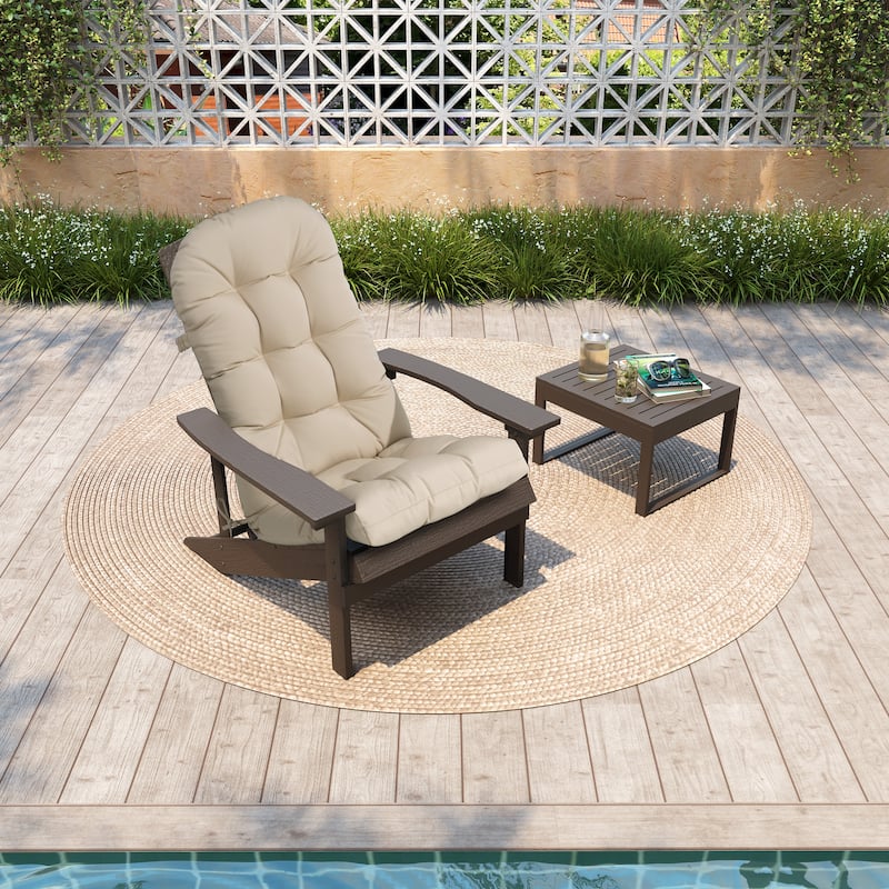 Outdoor Adirondack Chair Cushion Rocking Chair Cushions Thickened Patio Chair Pad with Sunbrella