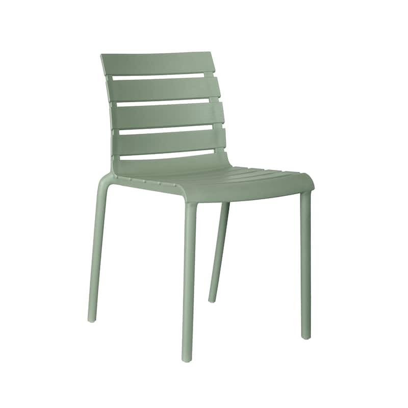 Rylan Set of 4 Stackable Dining Chairs, Indoor/Outoor