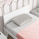 preview thumbnail 7 of 24, Modern Twin Bed with Footboard Bench Ideal for Any Youthful Bedroom
