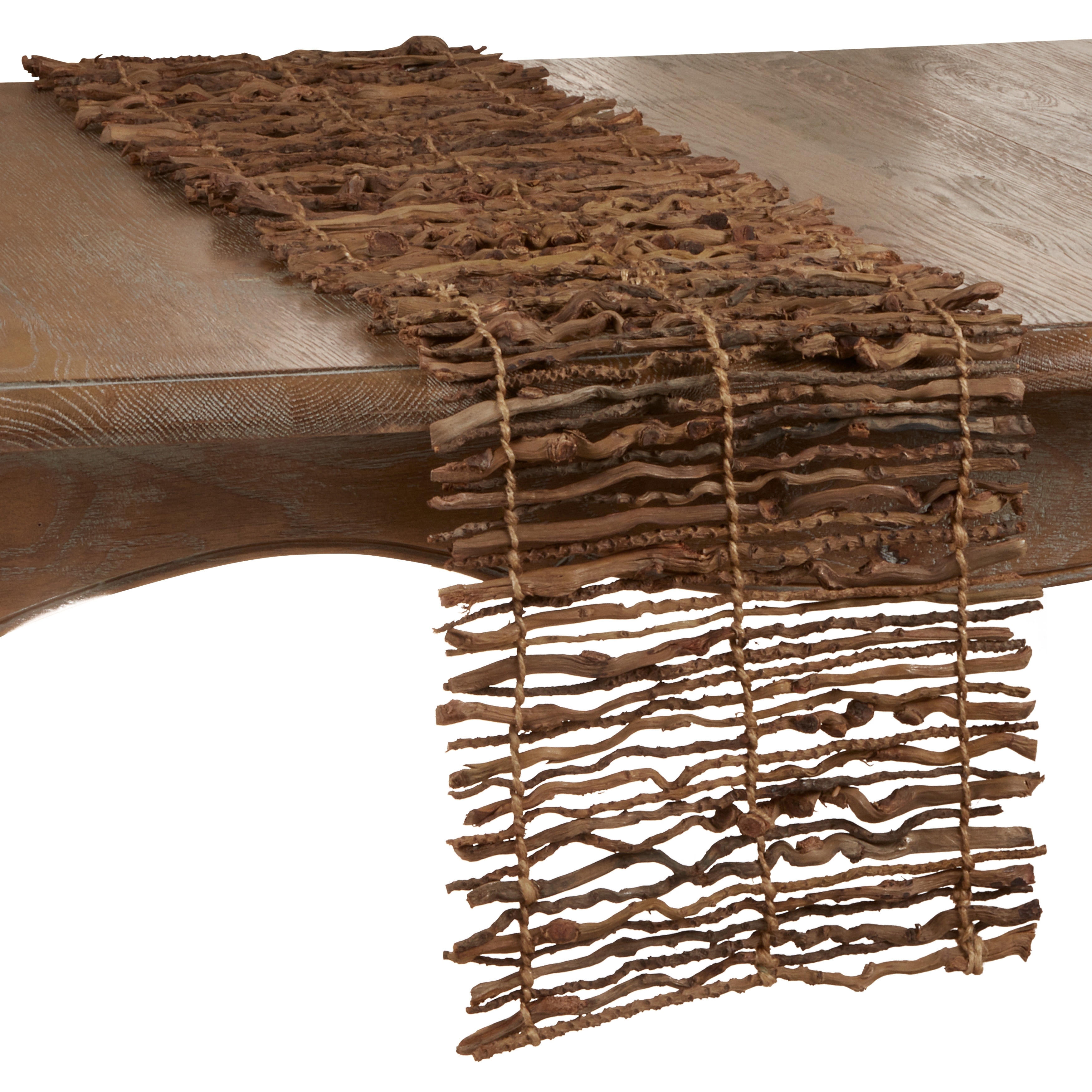 Handwoven Table Runner - Natural Textured Decorative Runner for Dining Table, Console, or Buffet, 12"x72"