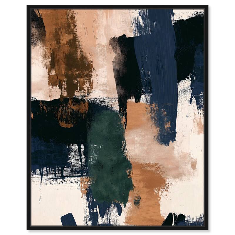 Painted Paradox Canvas by Art Remedy - 20" x 24" - Black