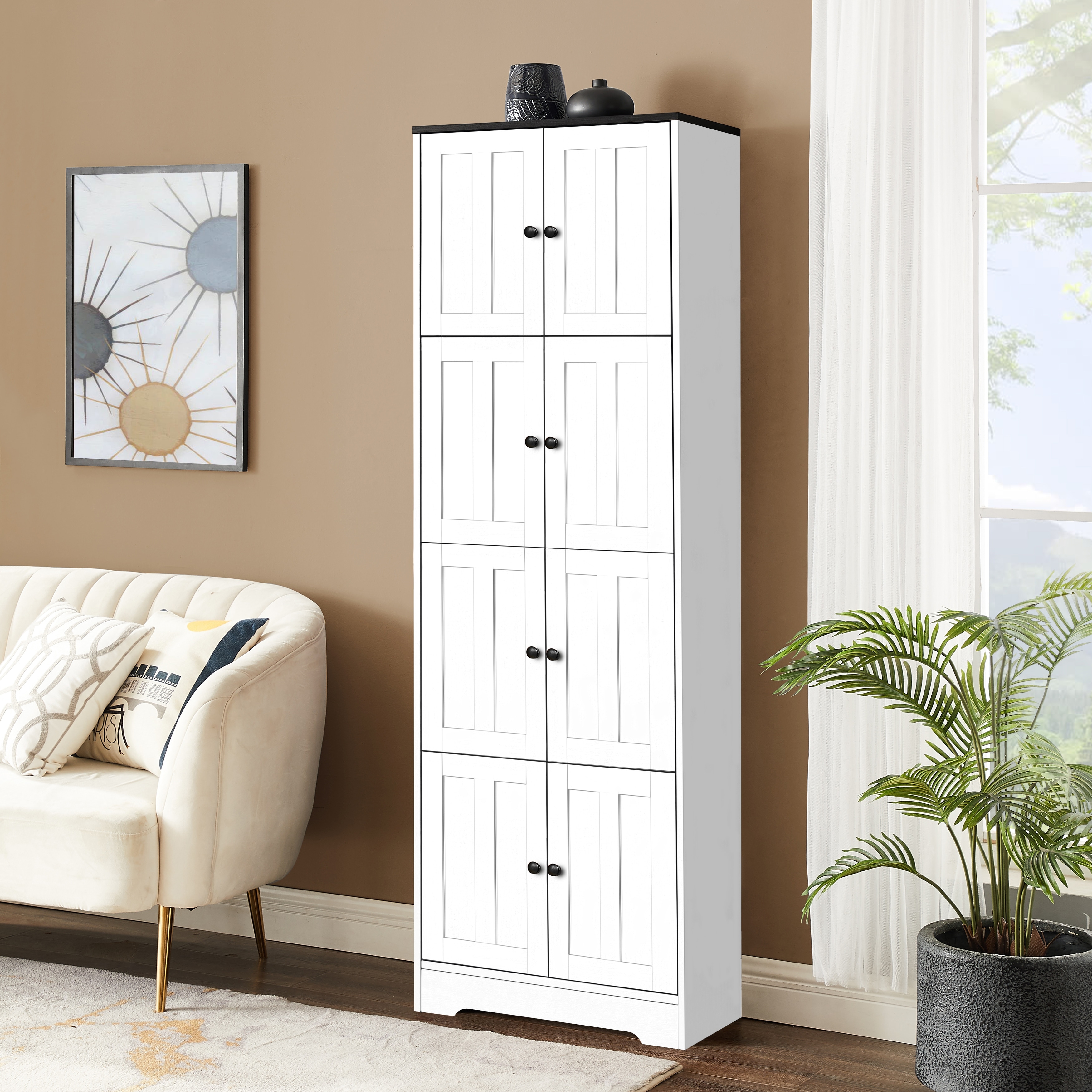 https://ak1.ostkcdn.com/images/products/is/images/direct/b79d2101d7ccdc11901de347a9de2b3899fa1ff5/Tall-Storage-Cabinet-with-4-Doors-and-4-Shelves%2C-Wall-Storage-Cabinet-for-Living-Room%2C-Kitchen%2C-Office%2C-Bedroom%2C-Bathroom.jpg