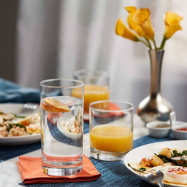 Libbey Province 24-Piece Tumbler and Rocks Glass Set - Set of 24