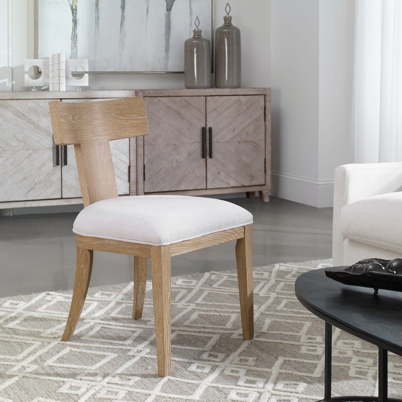 Uttermost Idris Natural Armless Chair