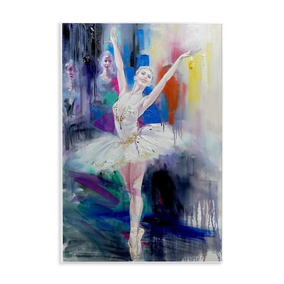 Stupell Bold Ballerina Abstraction Wall Plaque Art Design By Lucille Lee