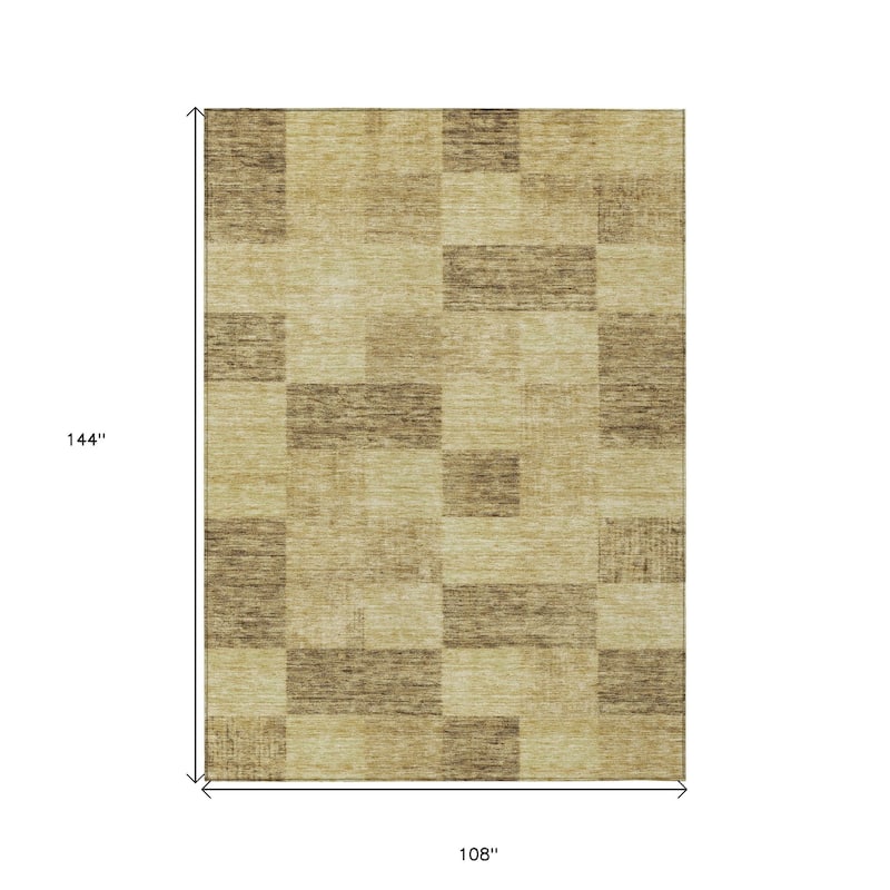 HomeRoots Geometric Transitional Rectangle Outdoor Rug