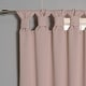 preview thumbnail 24 of 41, Aurora Home Thermal Insulated Blackout Knotted Tab Curtains Dusty Pink - 63