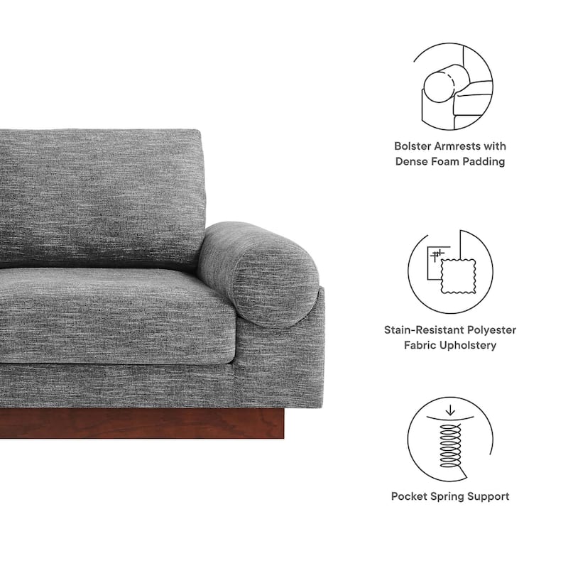 Oasis Upholstered Fabric Sofa