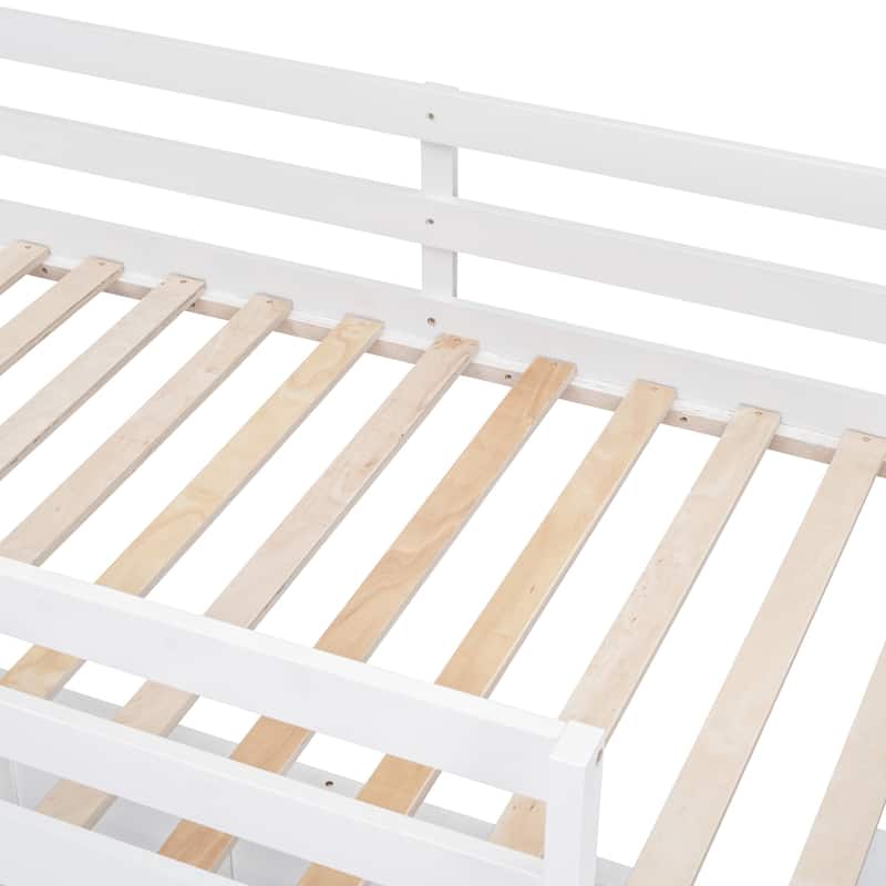 Full Bunk Bed with Desk