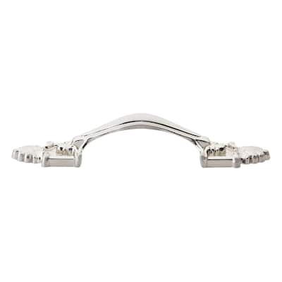 GlideRite 3.5-inch Satin Nickel Old World Cabinet Pulls (Case of 25) - 25 pack