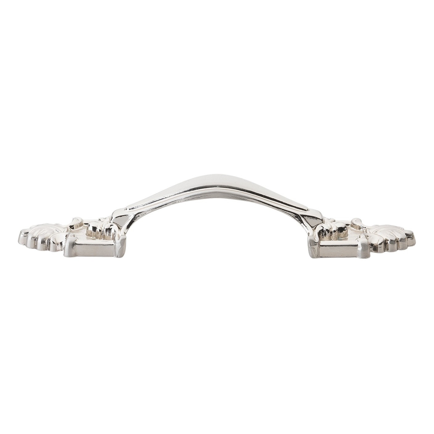 GlideRite 3.5 inch Satin Nickel Old World Cabinet Pulls (Pack of 10) - 10 Pack