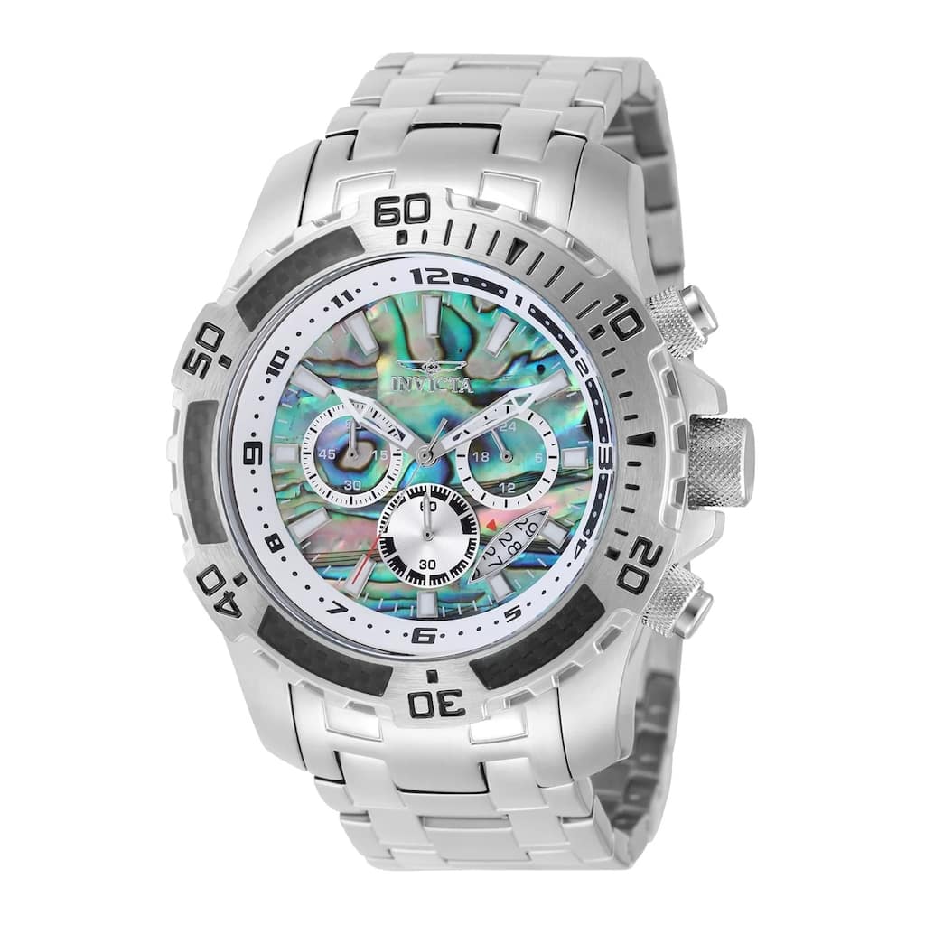 Invicta Men's 49855 Pro Diver Quartz VD53 Iridescent Dial Watch