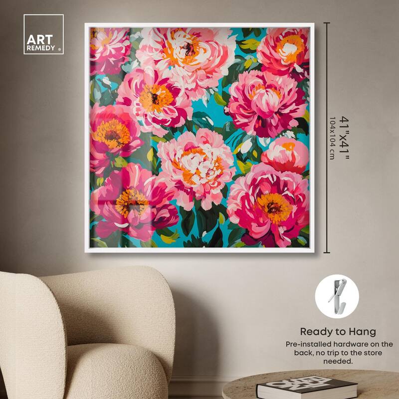 Maximalist Bloom Shadowbox by Art Remedy